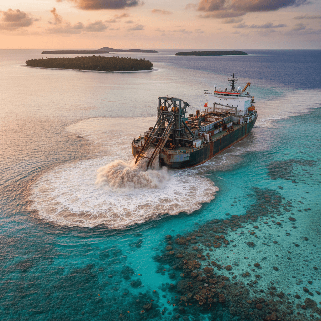 Marine Conservation Group Urges Immediate Halt to All Dredging Amid Looming Coral Bleaching